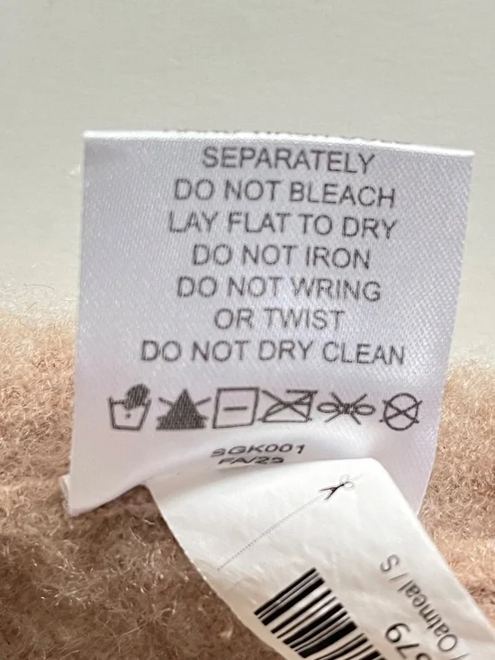 Quince Mongolian Cashmere Crewneck Sweater Sz S Oatmeal Cozy Luxury Shrunken Fit - Picture 10 of 11